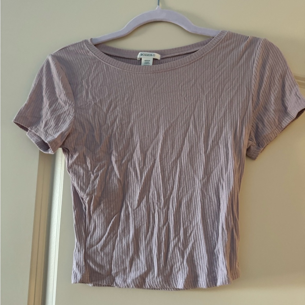 purple baby tee